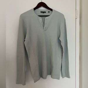 NWT Vince Mens Thermal Long Sleeve Henley